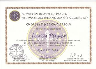 Certifikat EBOPRAS Dr Pajer