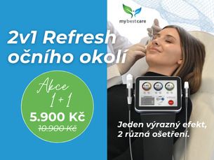 Refresh očního okolí 2v1 za 5.900 Kč (původně 10.900 Kč)