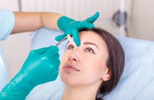 Po zákroku laserové blefaroplastiky