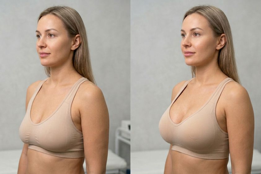 Modelace prsou s augmentací