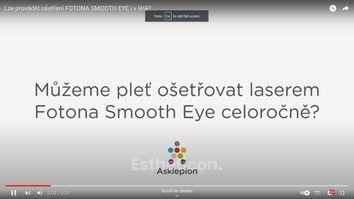 Lze provádět ošetření FOTONA SMOOTH EYE i v létě?