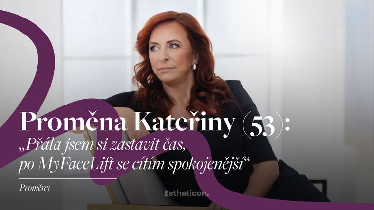 Plastická operace obličeje - proměna Kateřina